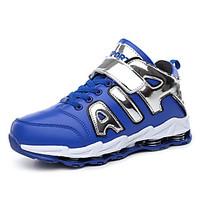 Boy\'s Sneakers Spring / Fall Comfort Fabric Casual Flat Heel Magic Tape Black / Blue Sneaker