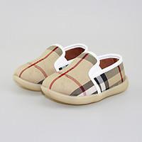 boys loafers slip ons spring fall comfort canvas casual flat heel whit ...