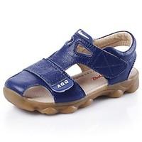 boys sandals summer sandals leather casual flat heel magic tape blue y ...