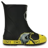 boots boys black bump it batman rain