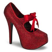 bordello teeze 04r red rhinestones platform shoes