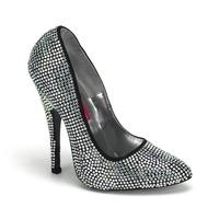 Bordello Scandal-620R Rhinestone Stilleto Court Shoes