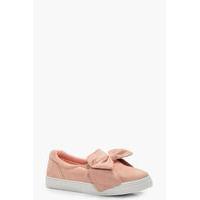 bow detail skater blush