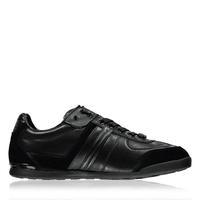 BOSS GREEN Aki Leather Panelled Trainers