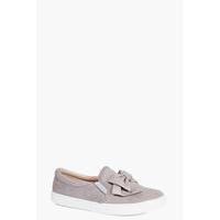 Bow Trim Skater - grey