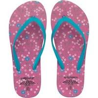 Board Angels Womens Flip Flops Turquoise Multi