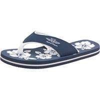 Board Angels Womens EVA Toe Post Sandals Navy/White