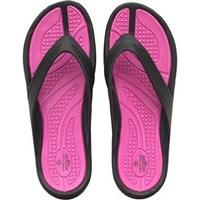 board angels womens eva toe post sandals black