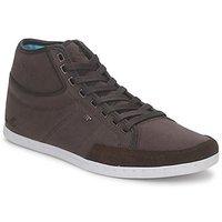 boxfresh swapp canvas mens shoes high top trainers in black