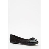 Bow Front Ballet Pumps