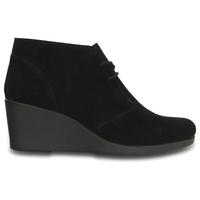 boots women black leigh suede shootie