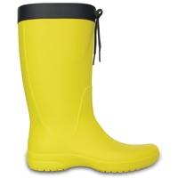 boots women yellow freesail rain