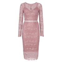 Body Frock Primrose Dress in Smoked Rose