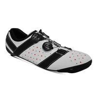 Bont Riot Road Shoe White - White Black Shoe Size: 50