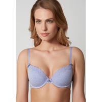 Boux Avenue Tatiana Cotton T-Shirt Bra in Blue Marl