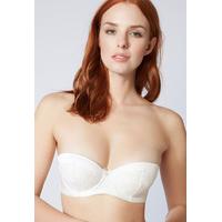 boux avenue angelina satin multiway bra in ivory