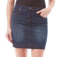 board angels womens denim skirt denim