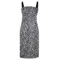 boutique moschino leopard cocktail dress