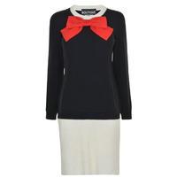 BOUTIQUE MOSCHINO Knitted Bow Jumper Dress