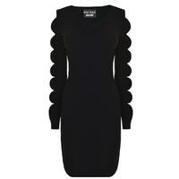 BOUTIQUE MOSCHINO Scallop Sleeve Dress