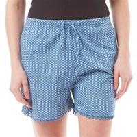 Board Angels Womens AOP Jersey Shorts Blue/Navy