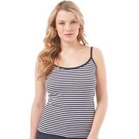 Board Angels Womens Striped Cami Top Navy/White