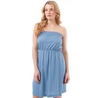 board angels womens aop strapless dress bluenavy