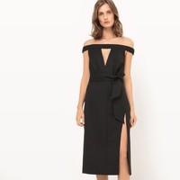 Boat Neck Dress