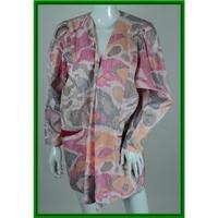 bogies thai silk size one size regular pink blazer