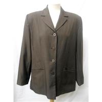 bonmarch size 14 brown smart jacket coat