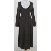 Boden, size 16 brown wool long dress