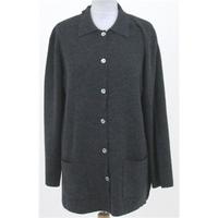 boden size m grey wool cardigan