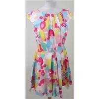 boden size 12 petite floral print cotton summer dress