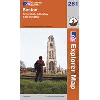 Boston - OS Explorer Active Map Sheet Number 261