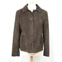 Boden - Size: 10 - Brown - Suede Jacket