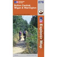 \"Bolton, Wigan & Warrington - OS Explorer Active Map Sheet Number 276\"