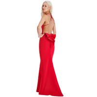 Bow Detail Maxi Dress - Red