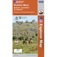 Bodmin Moor - OS Explorer Active Map Sheet Number 109