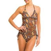 boa tan through tankini top