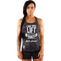 Bodybuilding.com Clothing Women\'s Can You Lift That Tank Large Black