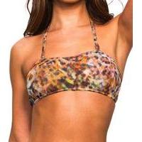 bonita tan through bandeau bikini top