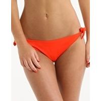 Bow Tie Side Bikini Pant - Fiery Red