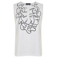 BOUTIQUE MOSCHINO Scribble Print Top