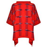 BOUTIQUE MOSCHINO Check Batwing Jumper