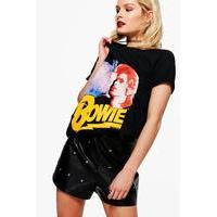 Bowie License Band Tee - black