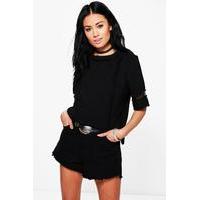 Boucle Tee - black