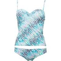 Board Angels Womens Underwire Tankini Multi