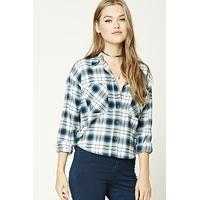 Boxy Flannel Check Shirt