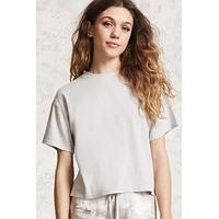 boxy raw cut top