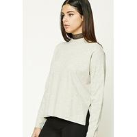 Boxy High Neck Sweater